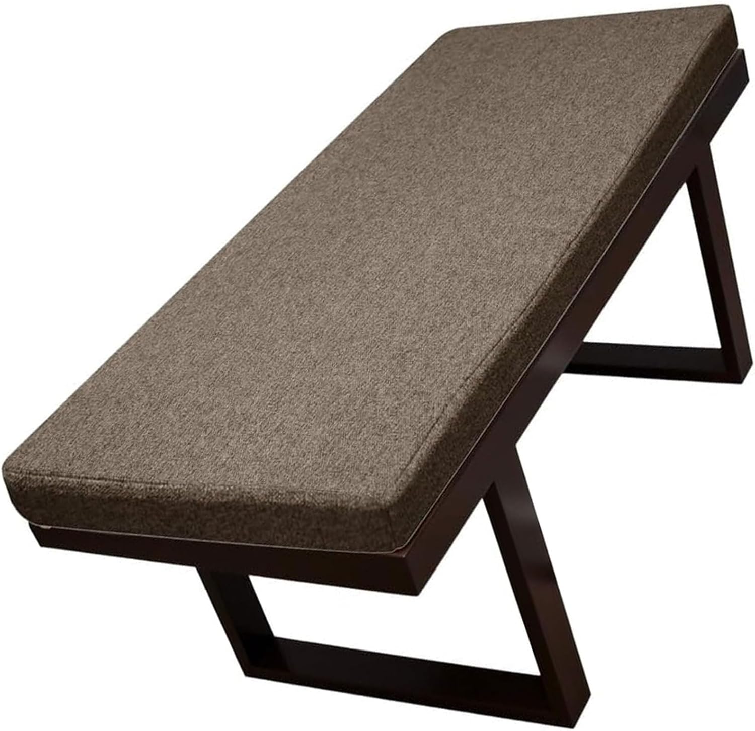 Bench Cushion for Outdoor/Indoor Furniture 48/40/60/54/36 x 16/18/12/14 inch Rectangular Non-Slip Bench Cushion Pad with Zipper for Deck Chair Patio Porch Swings Bay Window(@3,35x11x2in)