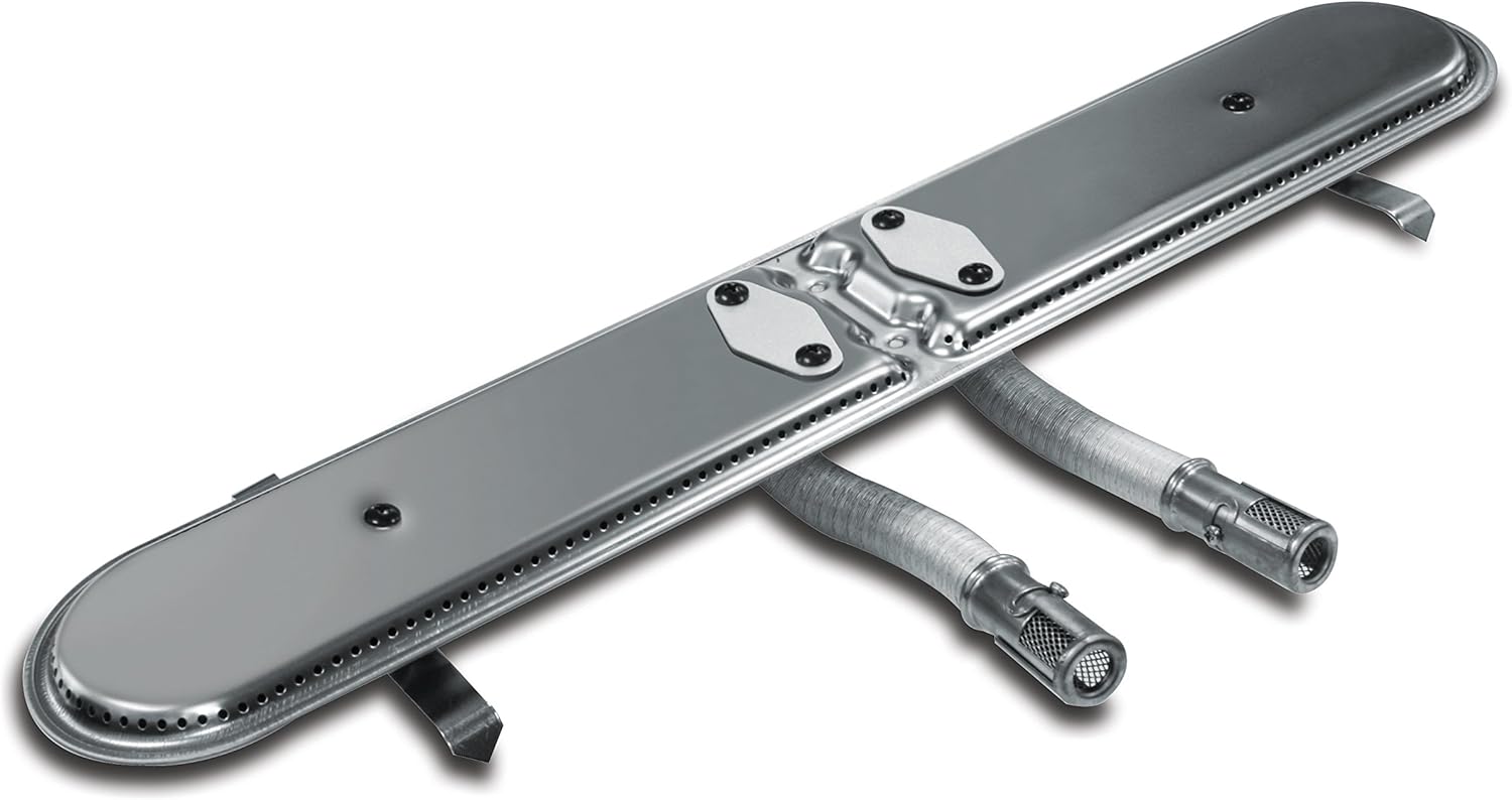 GrillPro 25723 15.5-Inch Fit Universal Bar Burner, Silver