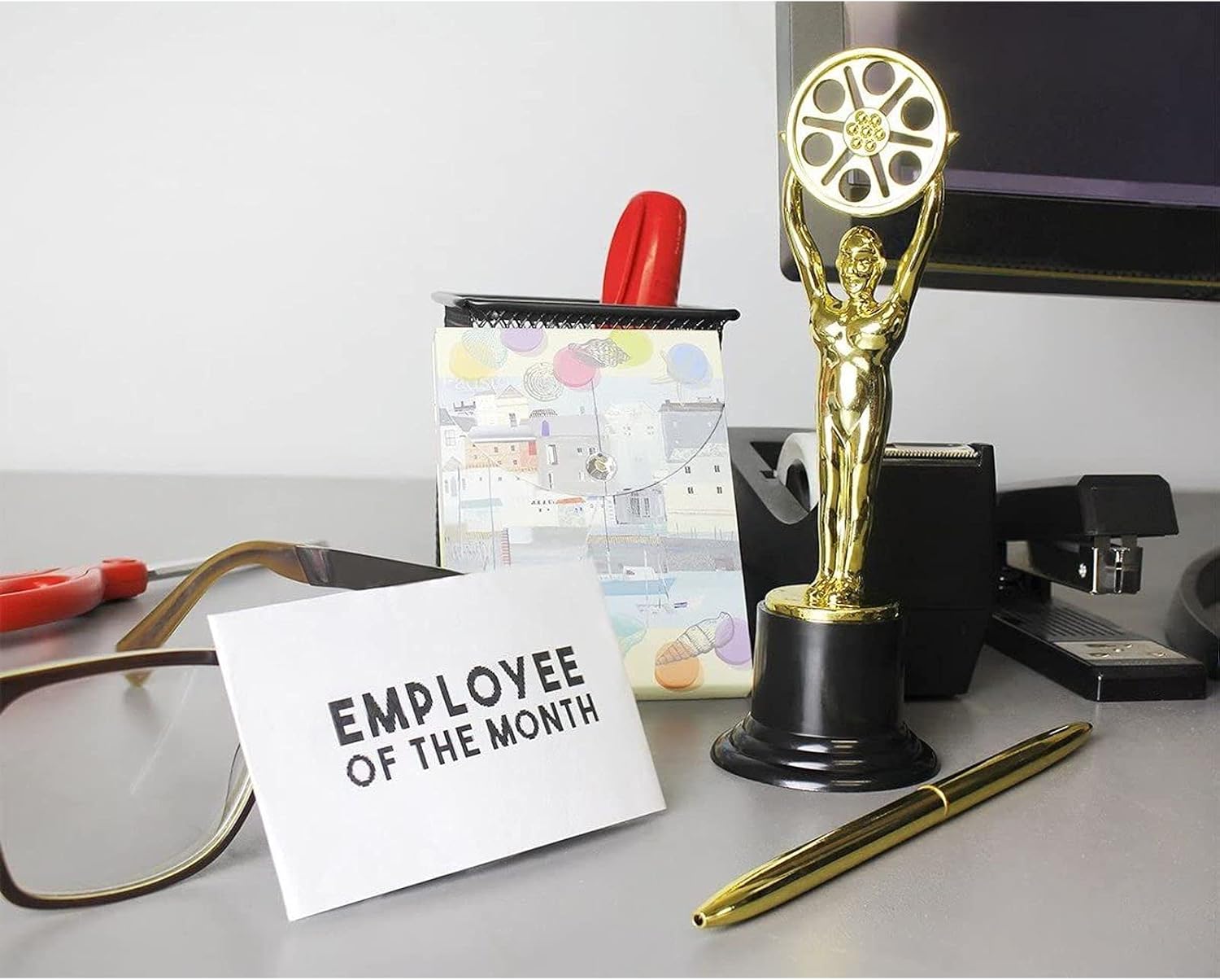 Juvale Mini Trophies for Film Party and Teachers, Gold Plastic Awards (12 Pack) : Sports & Outdoors