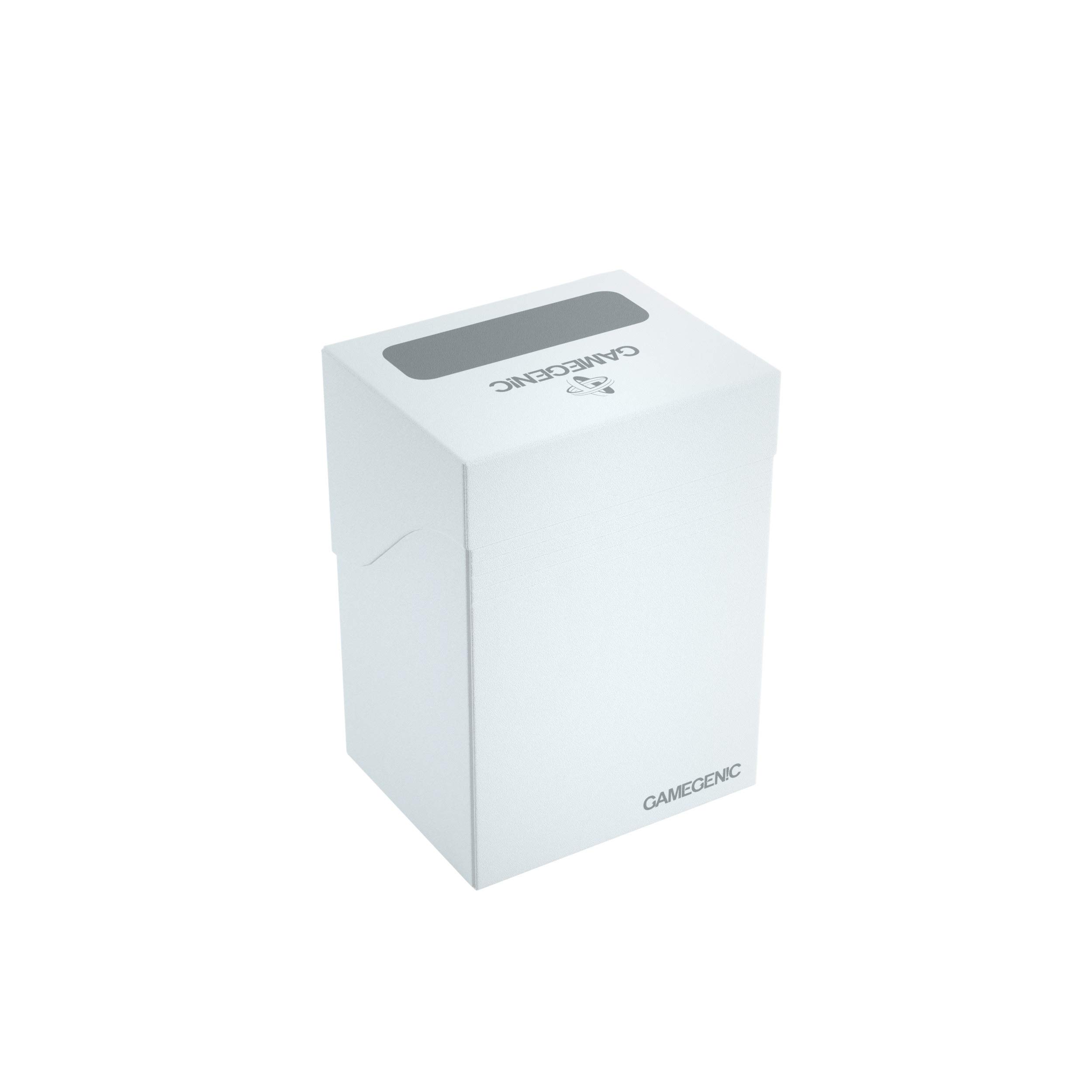 Gamegenic Deck Holder 80+ Blanco - solución inteligente y rápida para almacenar y organizar tus mazos de cartas.