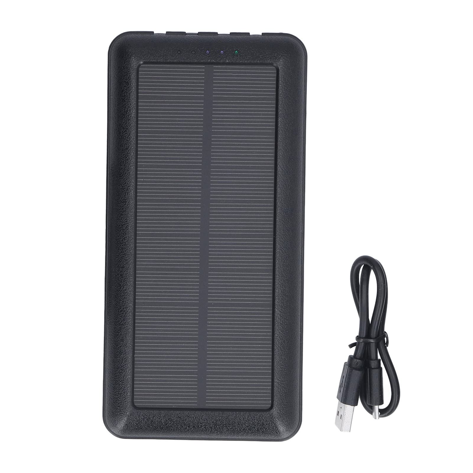 YWBL-WH Power Bank Solare Portatile 30000mAh con 2 Luci LED, per Uso