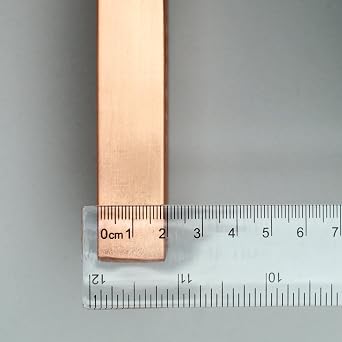 1 Kilo Copper Bar (Flat Style) .999 Pure Paperweight with Periodic Table Element Design (1 kg) by Mint State Gold