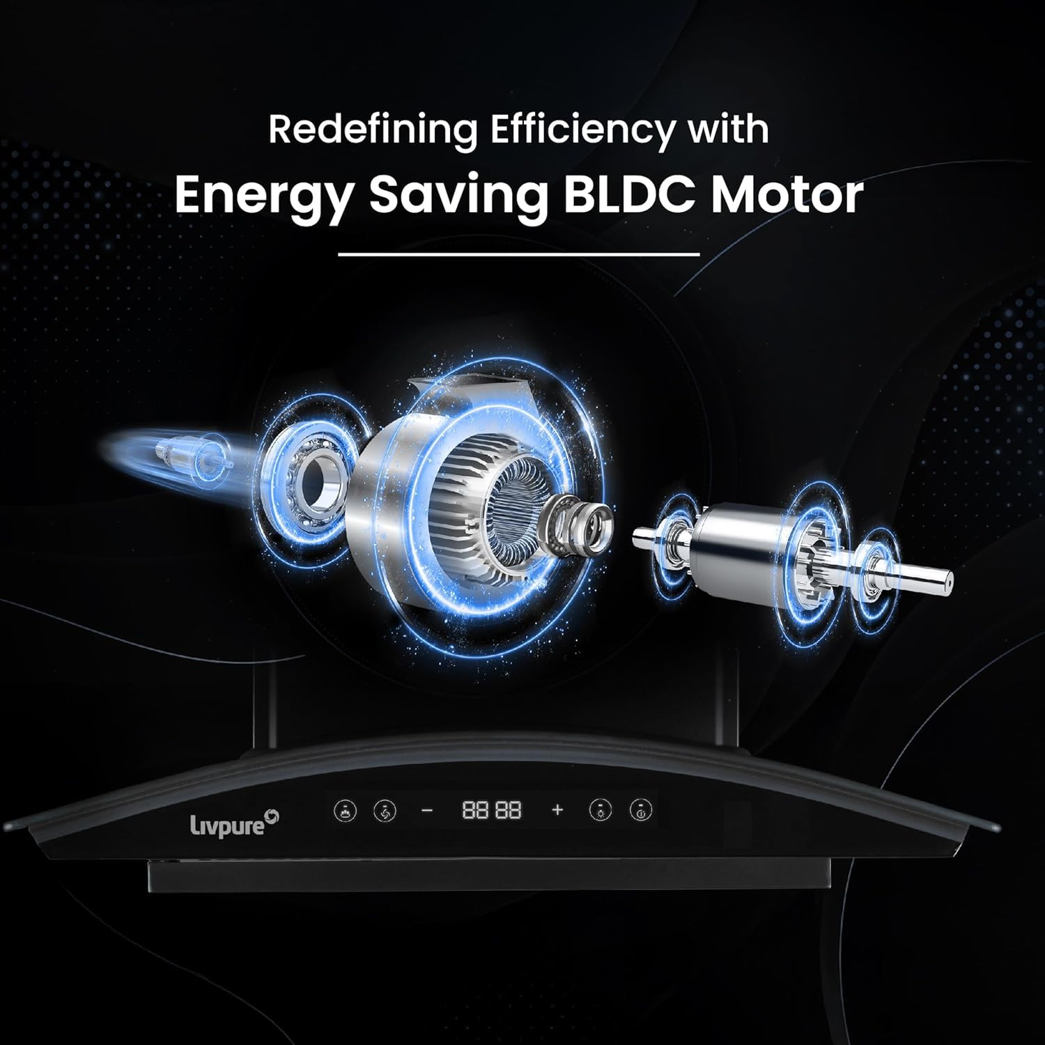 Livpure Eterna Max Range Hood - Filterless, Touch Control -4 Livpure Eterna Max Range Hood - Filterless, Touch Control -4