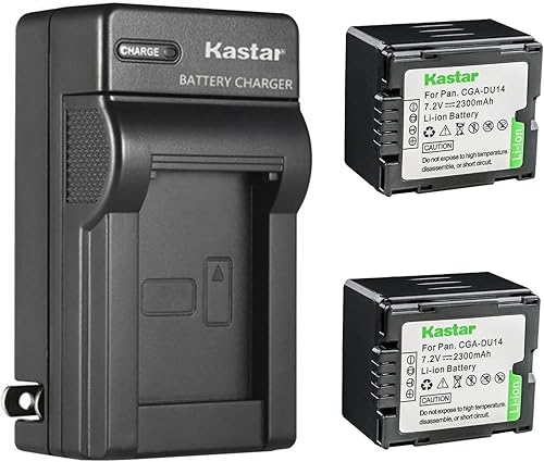 Miniatura 7 de Kastar Paquete de 1 cargador de batería CGA-DU14 y cargador de pared AC para Panasonic PV-GS250, PV-GS300, PV-GS320, PV-GS400, PV-GS500, SDR-H18,