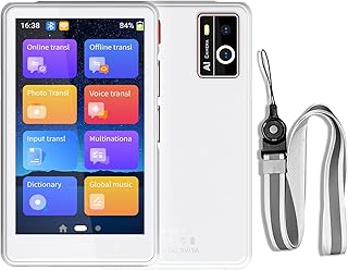 Language Translator Device No WiFi Needed, Two-Way AI Voice Translator for All Languages, 139+ Language Online Translation, Newest 4" HD Offline/Photo Translation for Business