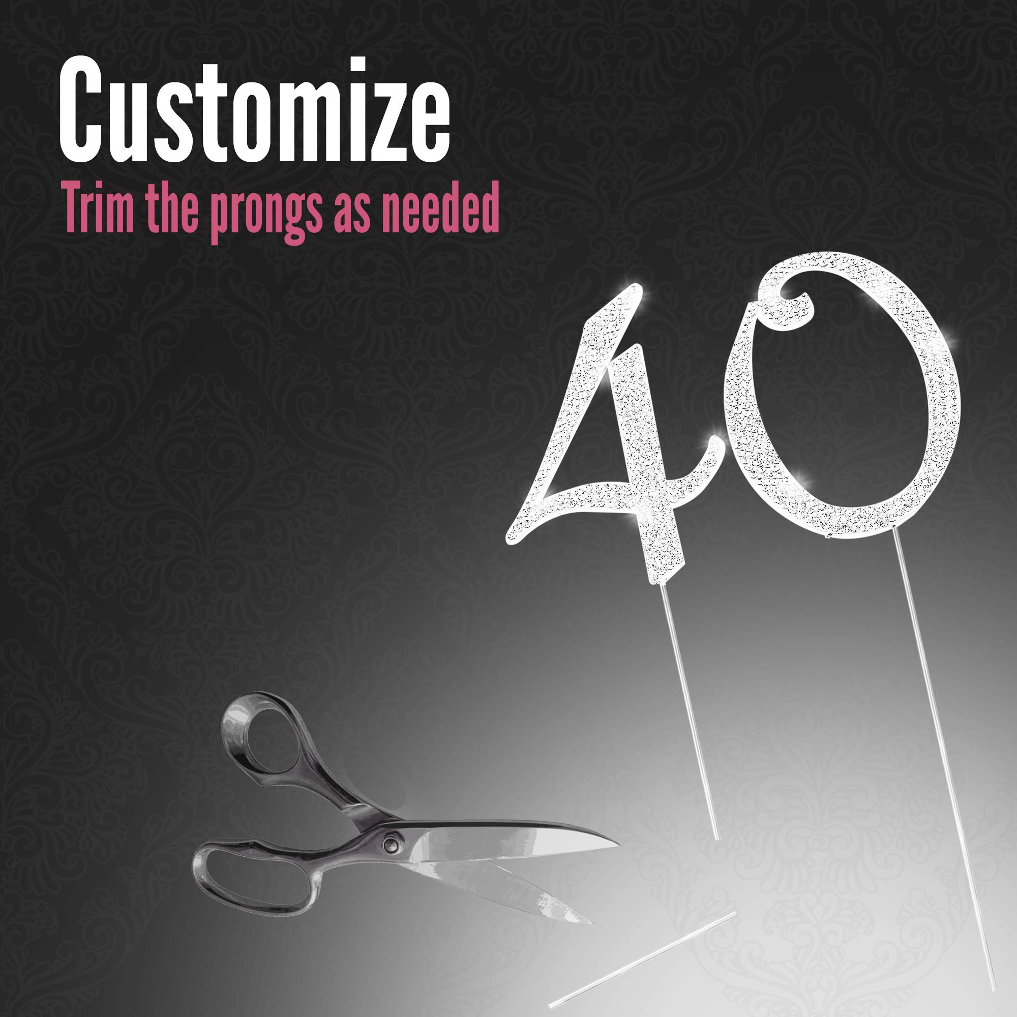 Décorations De Gâteau Et Cure-dents Avec Motif Point De Couture Pour Fête D'anniversaire De