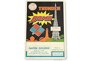 Tin Sign Thunder Bomb Firecrackers Fireworks Stand Booth 4th July Independence Day...