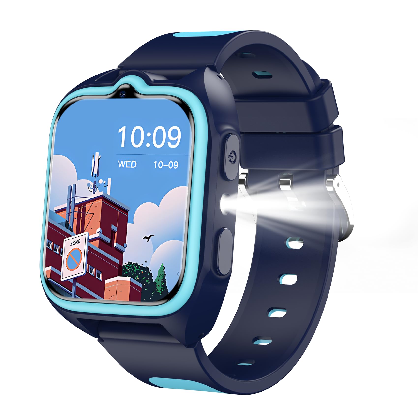 4G Smartwatch Kinder mit GPS, SIM-Karte, Anruf, SOS Notruf, Videoanruf