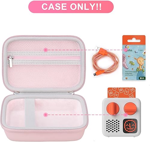 Miniatura 2 de BOVKE Estuche de transporte para máquina etiquetadora MARKLIFE P11, mini impresora térmica compacta portátil, bolsillo de malla adicional para