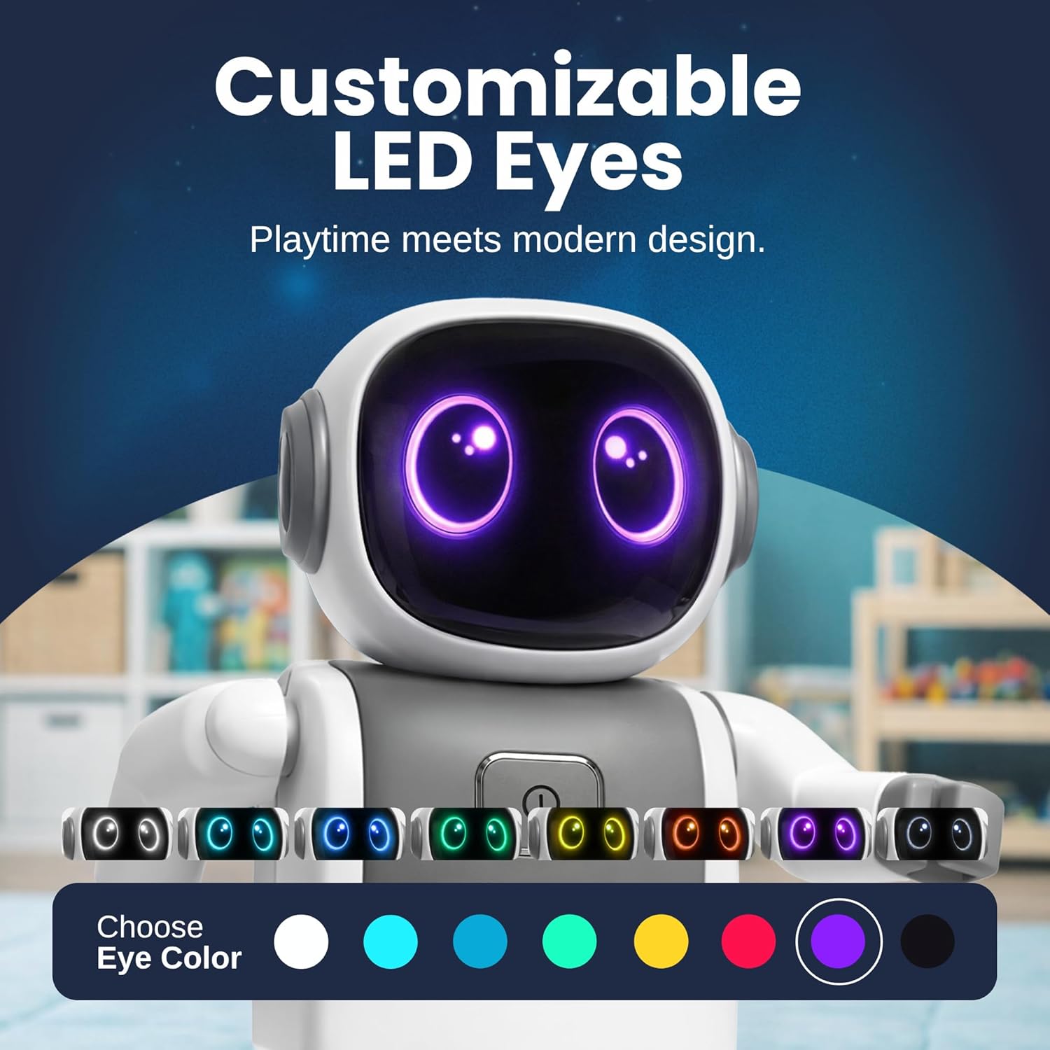 SmartyBot Smart Robots for Kids - Interactive Remote Control Robot Toy, Programmable Parental Monitoring with App & Voice Control, STEM Educational Gift for Boys & Girls Ages 4 5 6 7 8 9