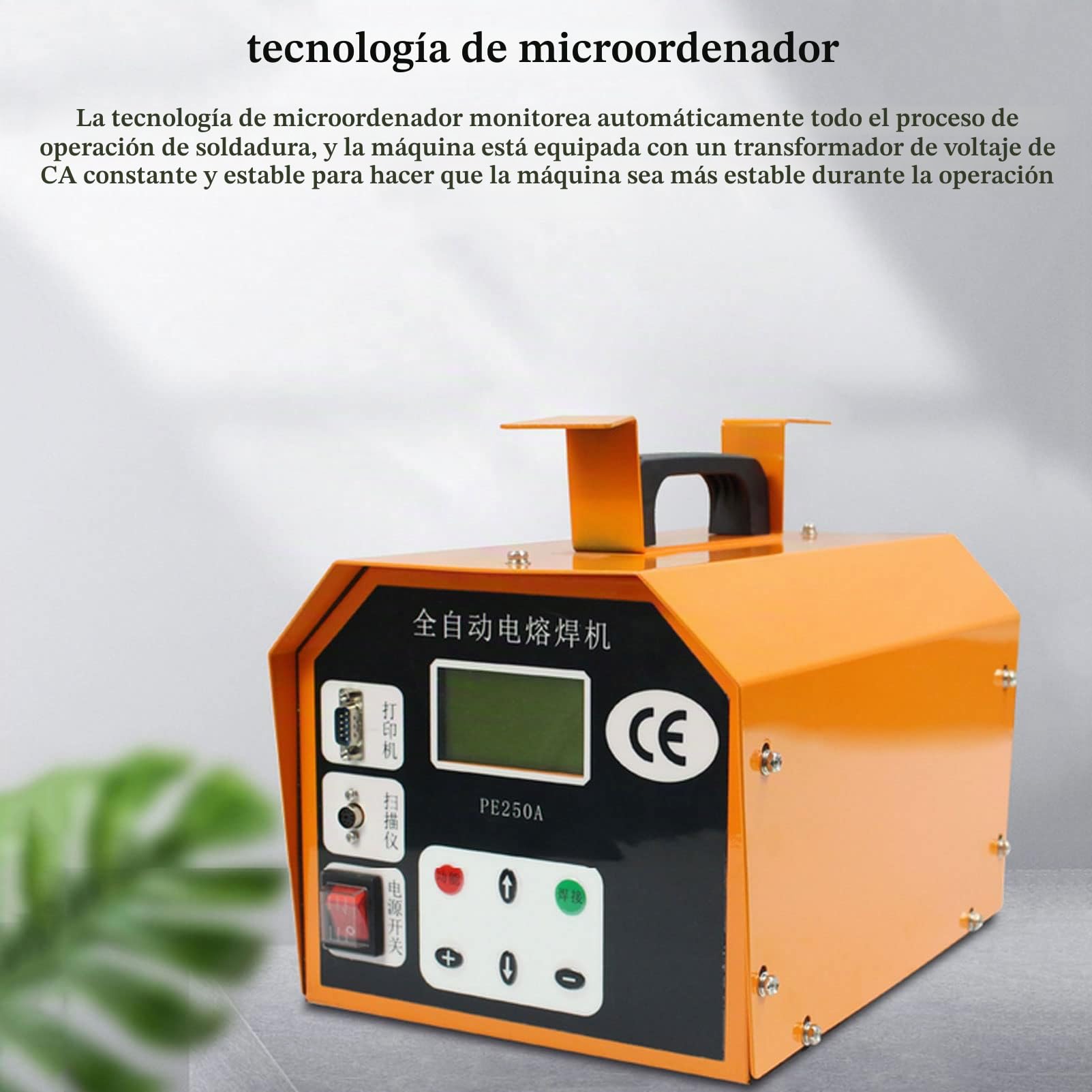 Soldador de electrofusión 220V, máquina de Soldadura por fusión eléctrica PE Máquina de Soldadura a Tope Máquina de Soldadura Aplicabilidad Soldador Seguro