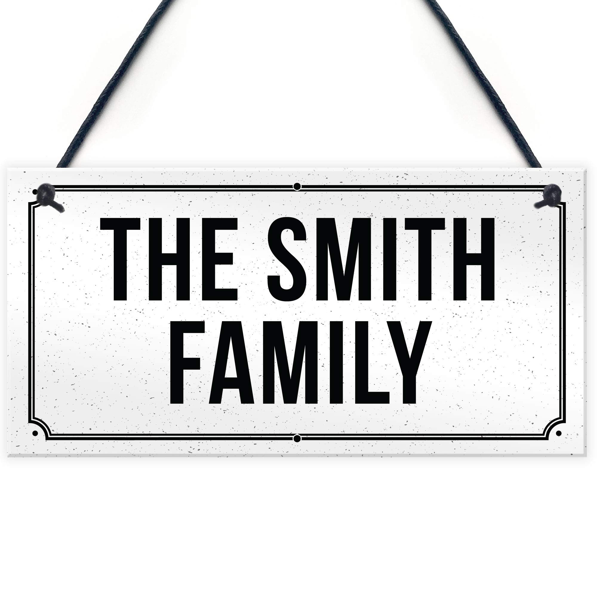 Family Plaque PERSONALISED New Home Gift Home Decor Welcome Sign Keepsake