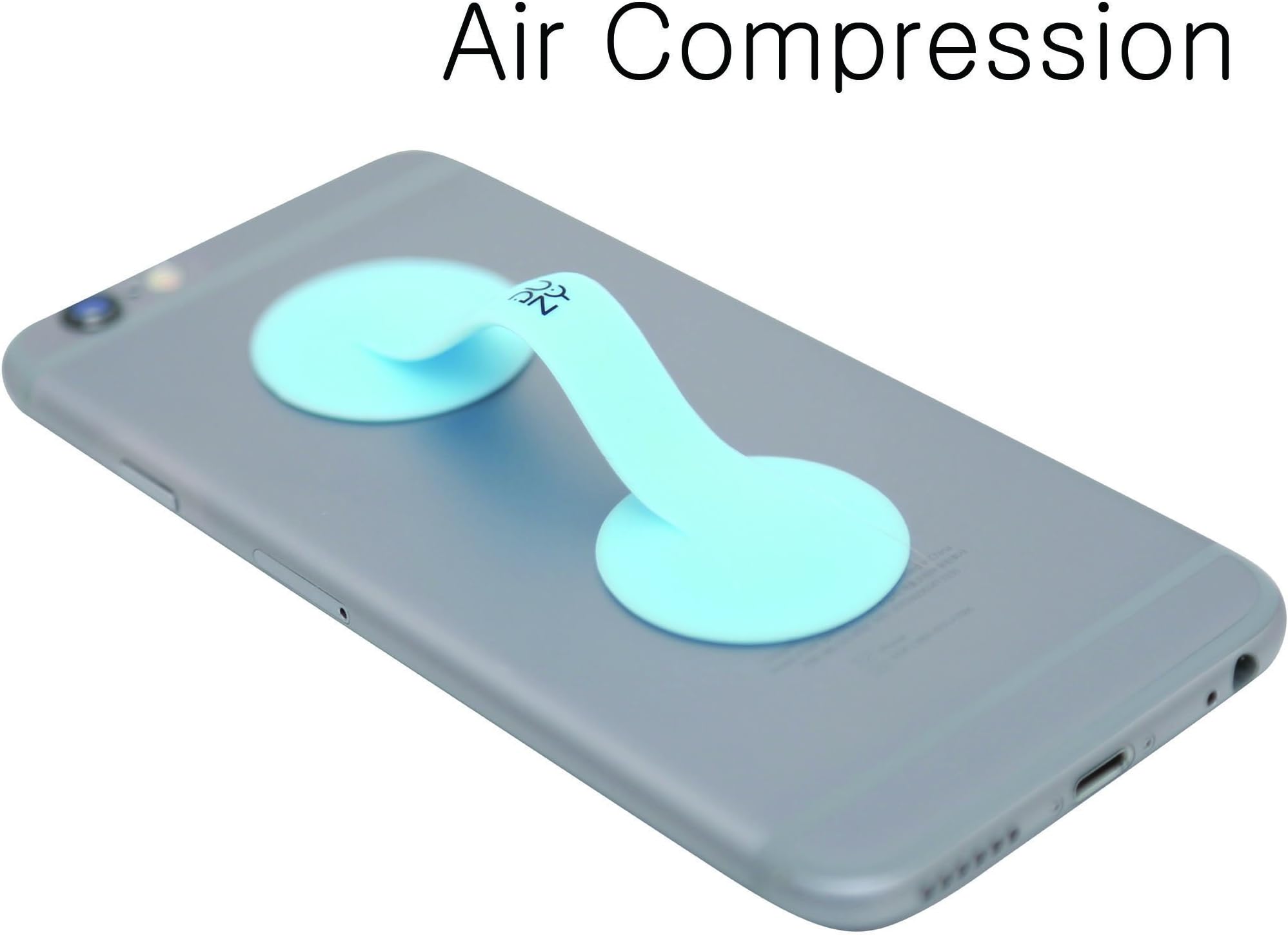 DUZY Silicone Hand Phone Holder Grip or Finger Phone Holder – Modern & Multifunctional Cell Phone Grip Strap Stand – Superior Alternative to Ring Holder – Works with Cases – iPhone or Others