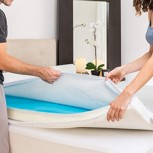 Miniatura 4 de Back Support Systems El cubrecolchón de espuma BeCool alivia los puntos de presión mientras te mantiene fresco (King, espuma Ultra BeCool)