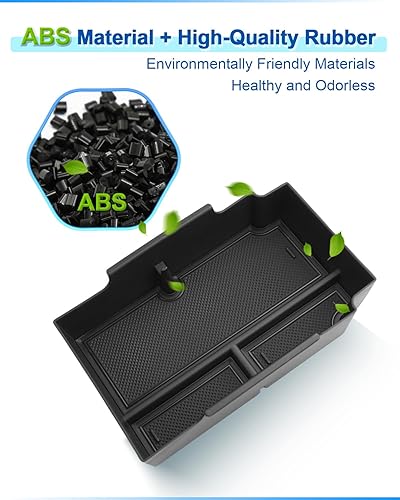 Miniatura 3 de Crosstrek Accessories 2024 Organizador de consola central para Subaru Crosstrek (todos los bordes), bandeja de consola de plástico ABS duradero,