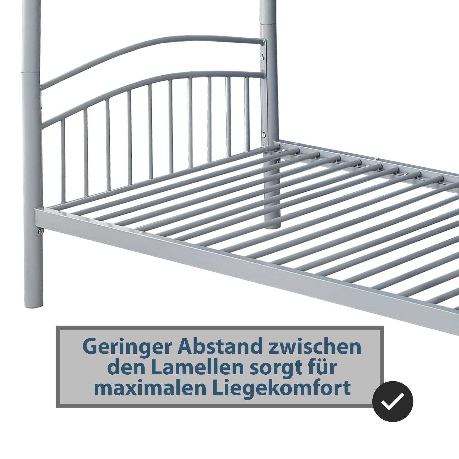 BB Sport Etagenbett Stockbett Hochbett 190 x 90 cm Metall - teilbar in Zwei Einzelbetten