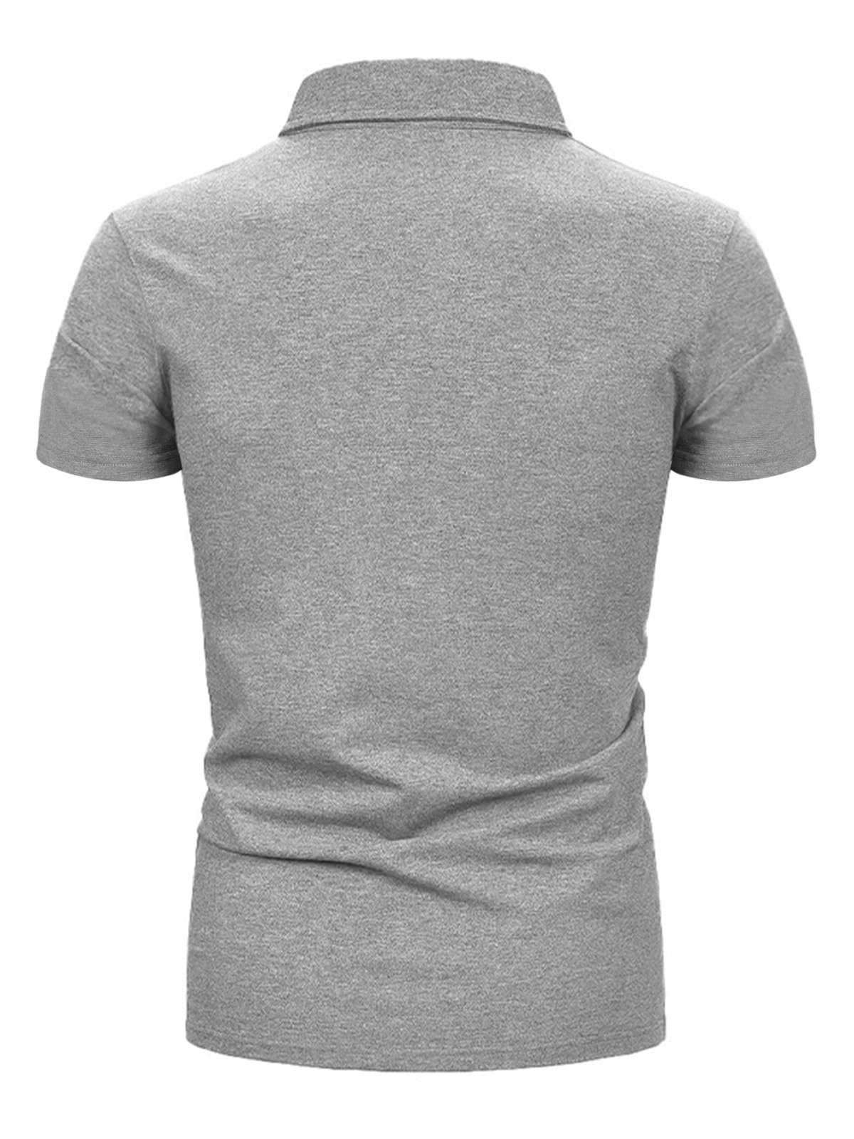 Zetieny Polo Uomo Manica Corta Traspirante Golf T-Shirt Tennis Polo Shirt Estiva Abbigliamento da Lavoro Magliette