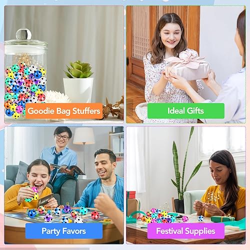 Miniatura 7 de Paquete de 24 bolas antiestrés para adultos, pelota sensorial para aliviar el estrés, juego de bolas estrujables a granel para regalo de cumpleaños,