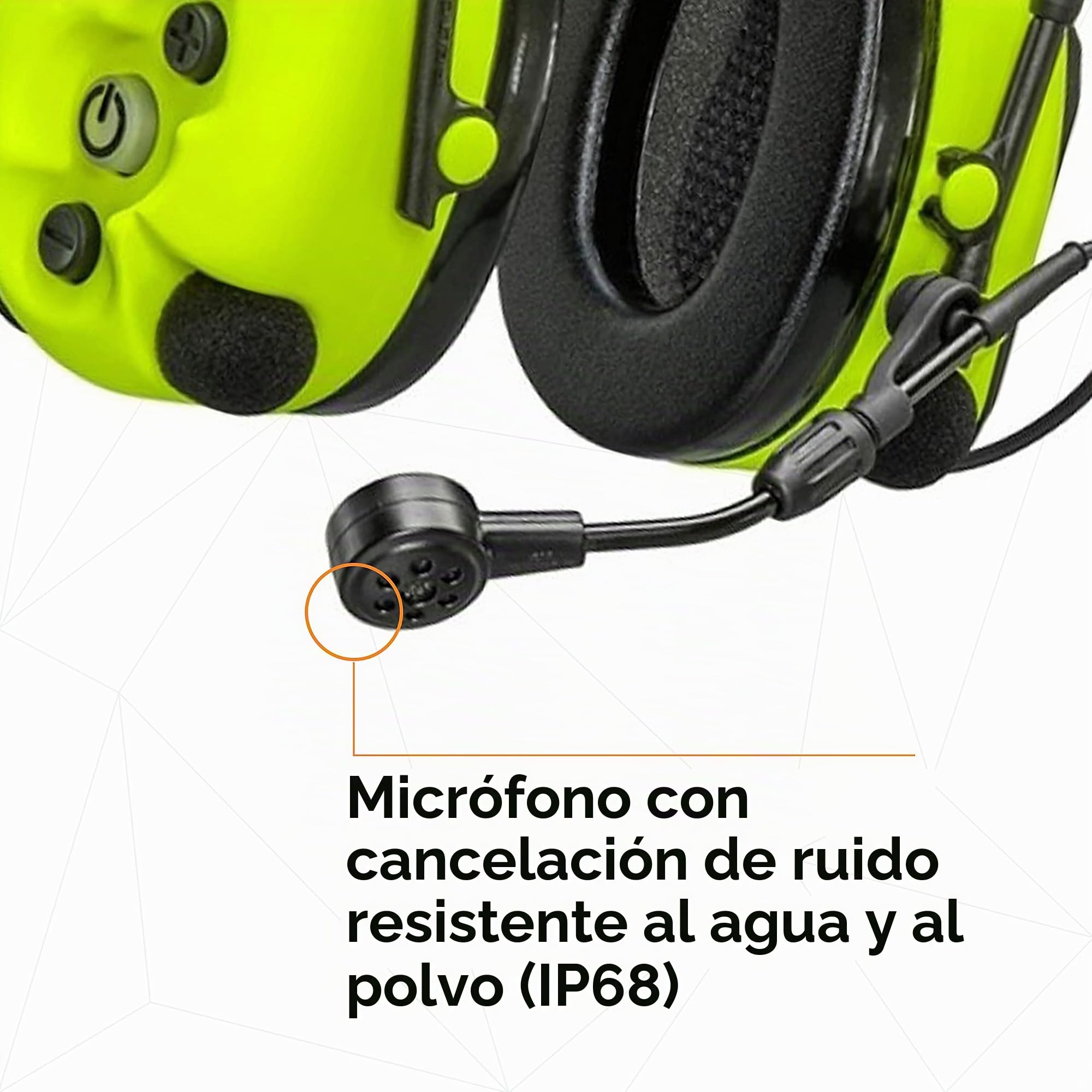 3M Peltor WS ProTac XPI, auriculares de protección auditiva, Bluetooth | amarillo, 7100196045 (orejeras cápsulas), valor de aislamiento: SNR 33 dB