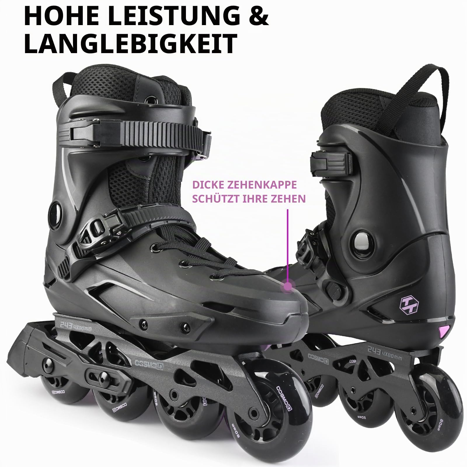 Inline Skates for Women Men, Roller Skate Blade Adult Male Female, Professional Fitness Roller Skates Blades for Unisex