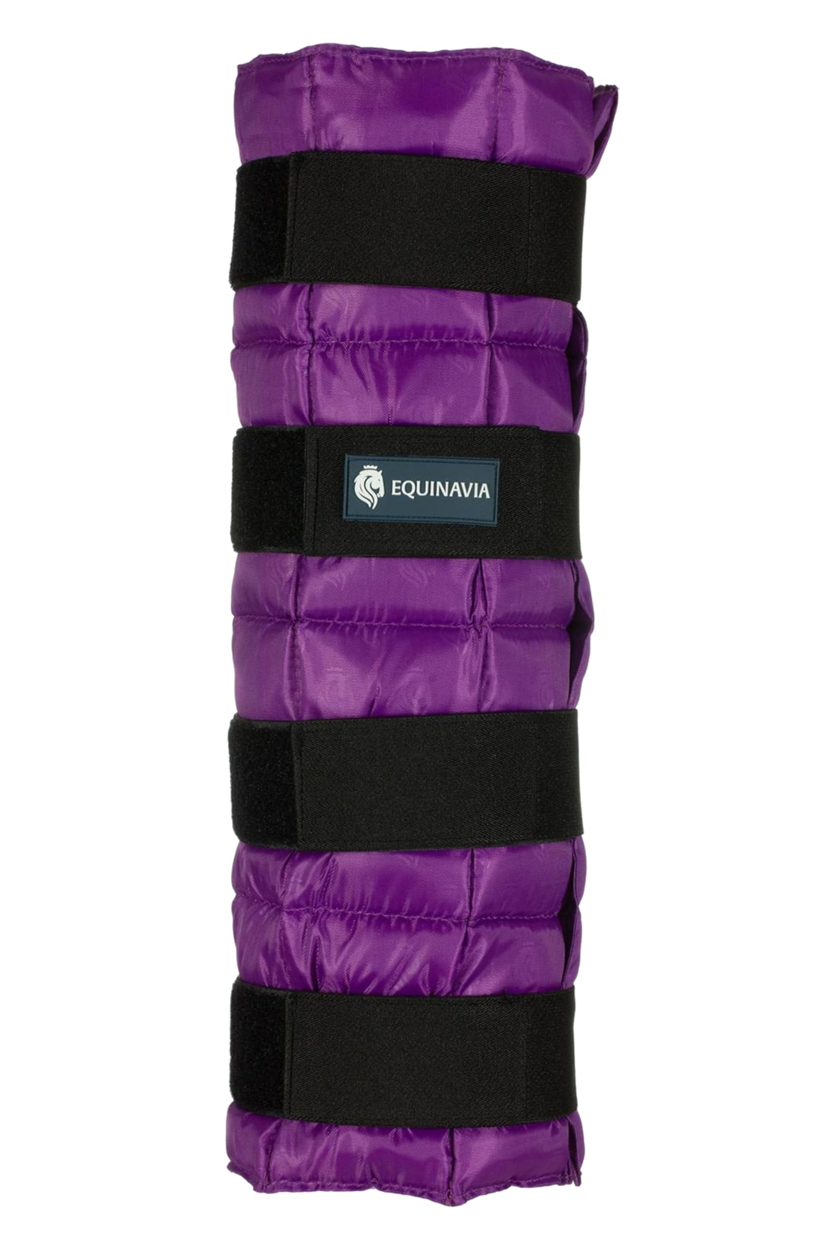 Equinavia Cool Relief Therapy Ice Boots Leg Wraps for Horses, Gel Pack with Adjustable Straps | 16.5" x 15.5" Single - Purple - Single - One Size