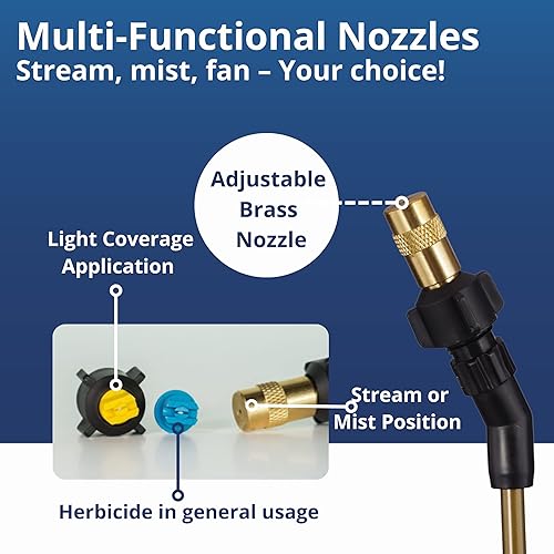 Miniatura 4 de Sprayers Plus YT25E - Pulverizador a batería de 2 galones en césped y jardín, iones de litio de 12 V con sellos Viton y junta tórica, varita de