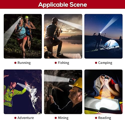 Miniatura 2 de Luz de minería KL2.8LM recargable LED faro impermeable a prueba de explosiones mineros faros linterna camping luces para correr noche pesca caza