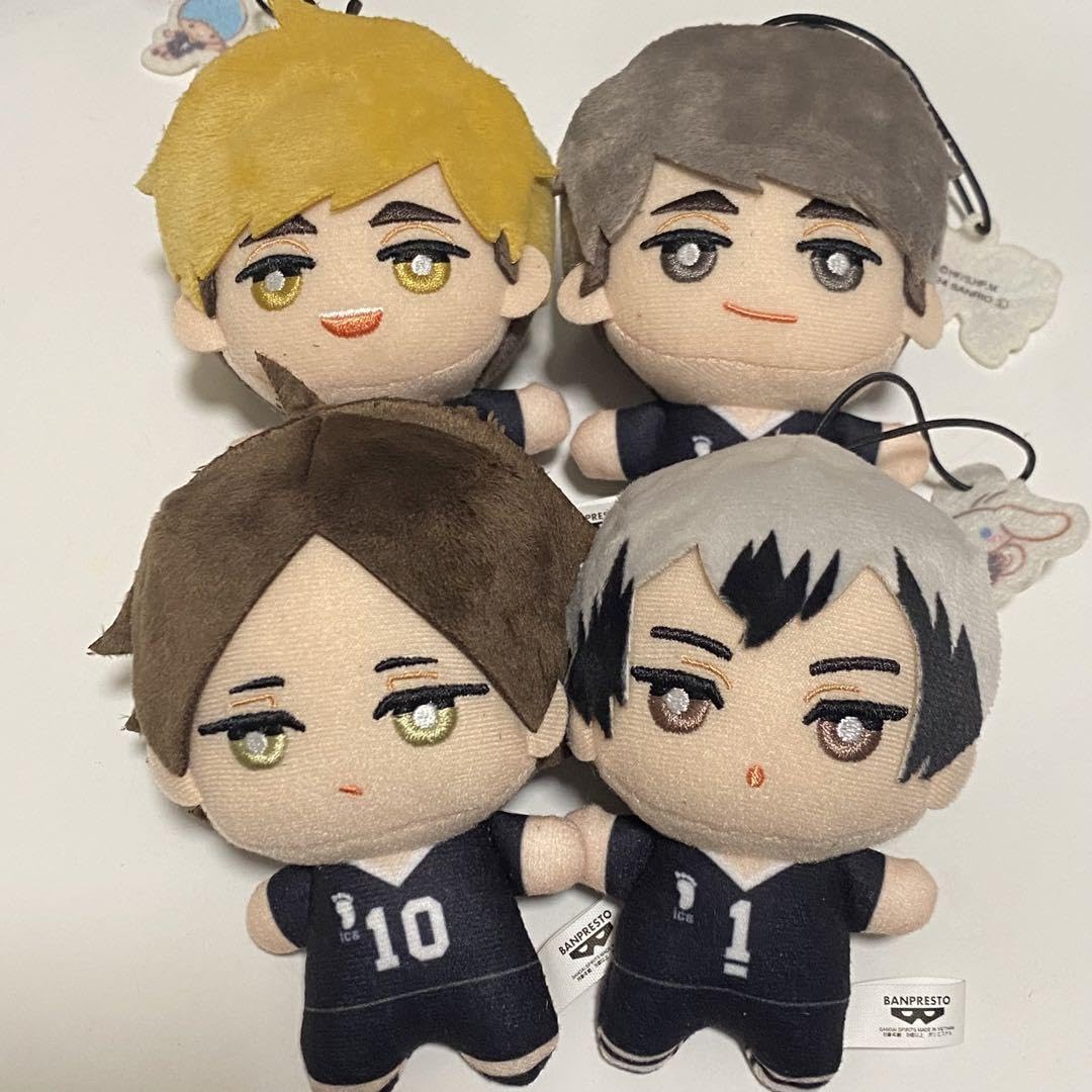 Amazon.co.jp: ハイキュー ちみっともぬい ぬいぐるみ 稲荷崎 4人 