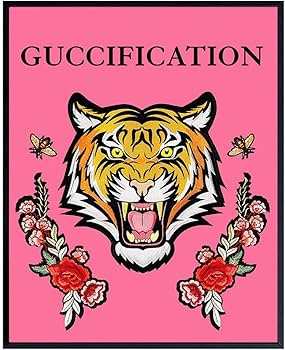 Amazon.com: Poster of Gucci Wall Art - Glam Luxury Designer Room