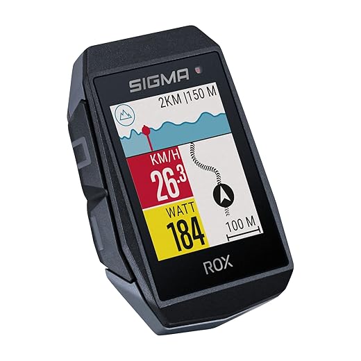SIGMA SPORT ROX 11.1 EVO Negro | Ciclocomputador inalámbrico GPS y navegación, con Soporte GPS | Navegación GPS en Exteriores con Muchas Funciones Inteligentes