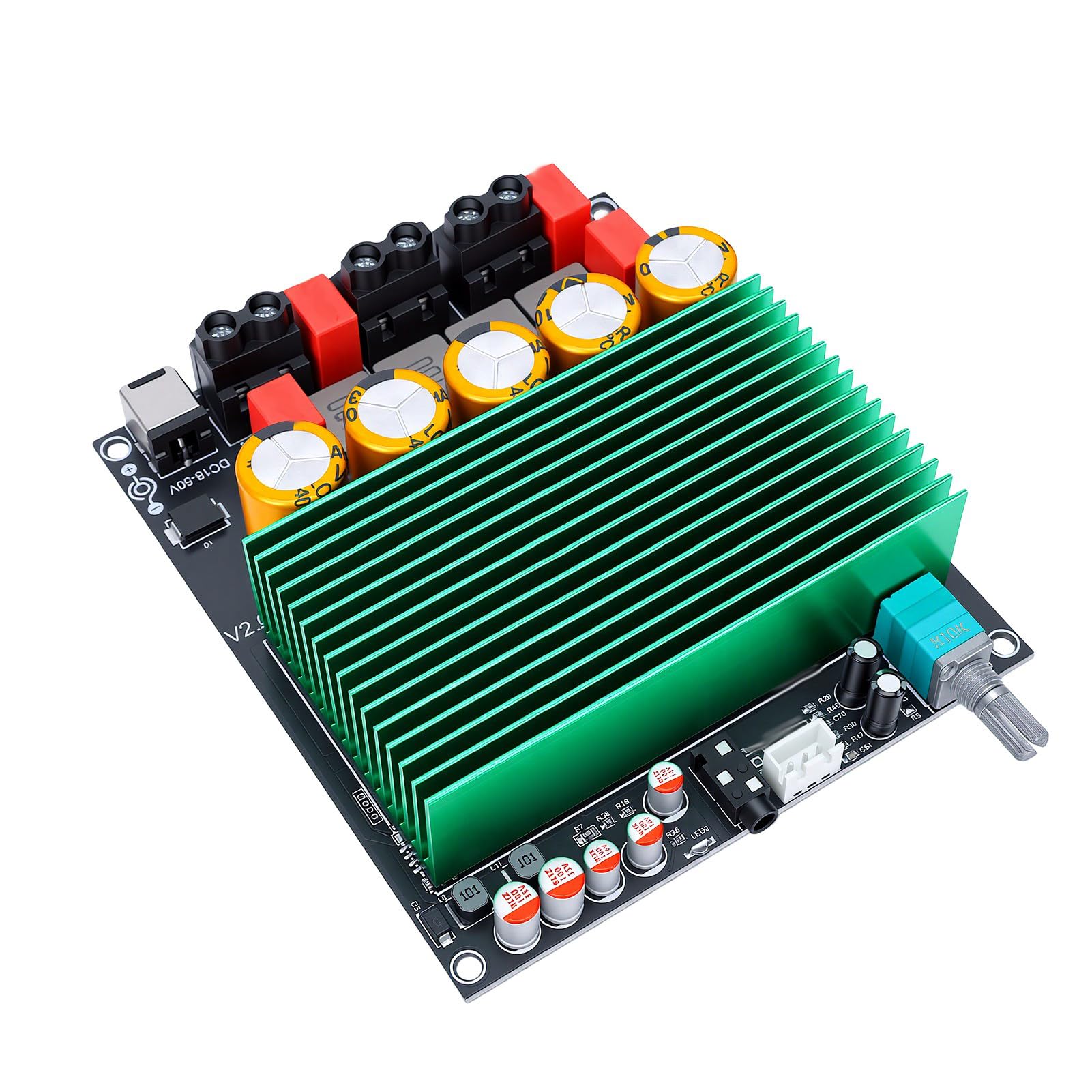 Fafeicy TPA3255 Dual Chip Amplifier Board 1200W 2.0 Kanał