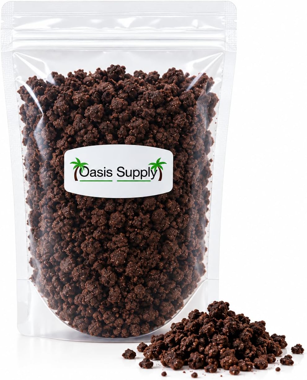 Oasis Supply Chopped Chocolate Cookie Crunch Topping – Chocolate Cookie Crumbs & Pieces for Ice Cream, Sundaes, Cakes, Cupcakes, Cheesecake, Frozen Yogurt & Desserts
