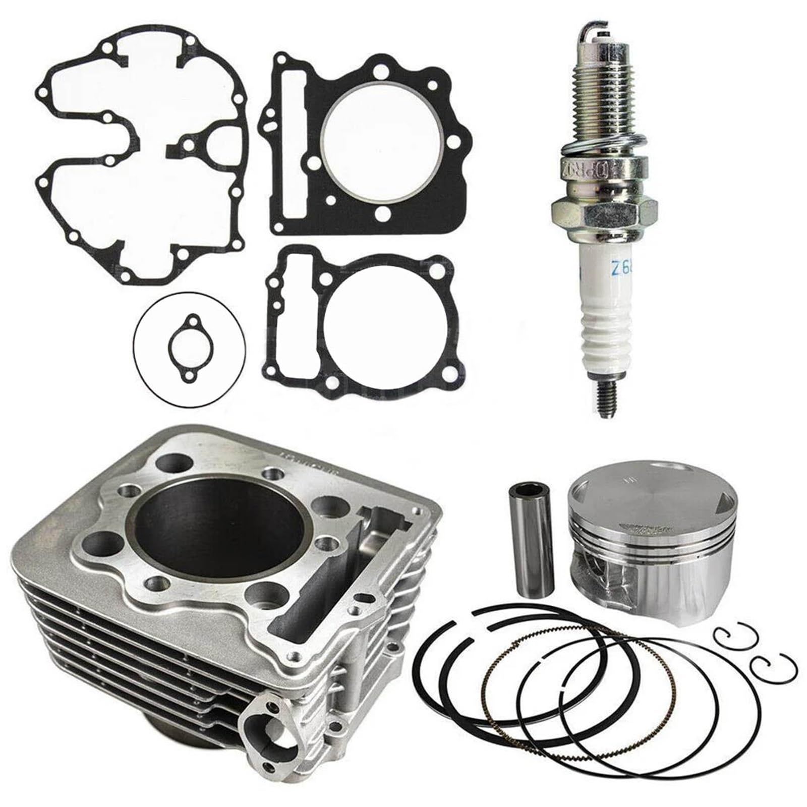 Kit Guarnizioni Testata Pistone Fasce Elastiche E Parte Superiore Per Sportrax TRX400EX 12100-HN1-A70 12191-KCY-672 13011-KCY-670