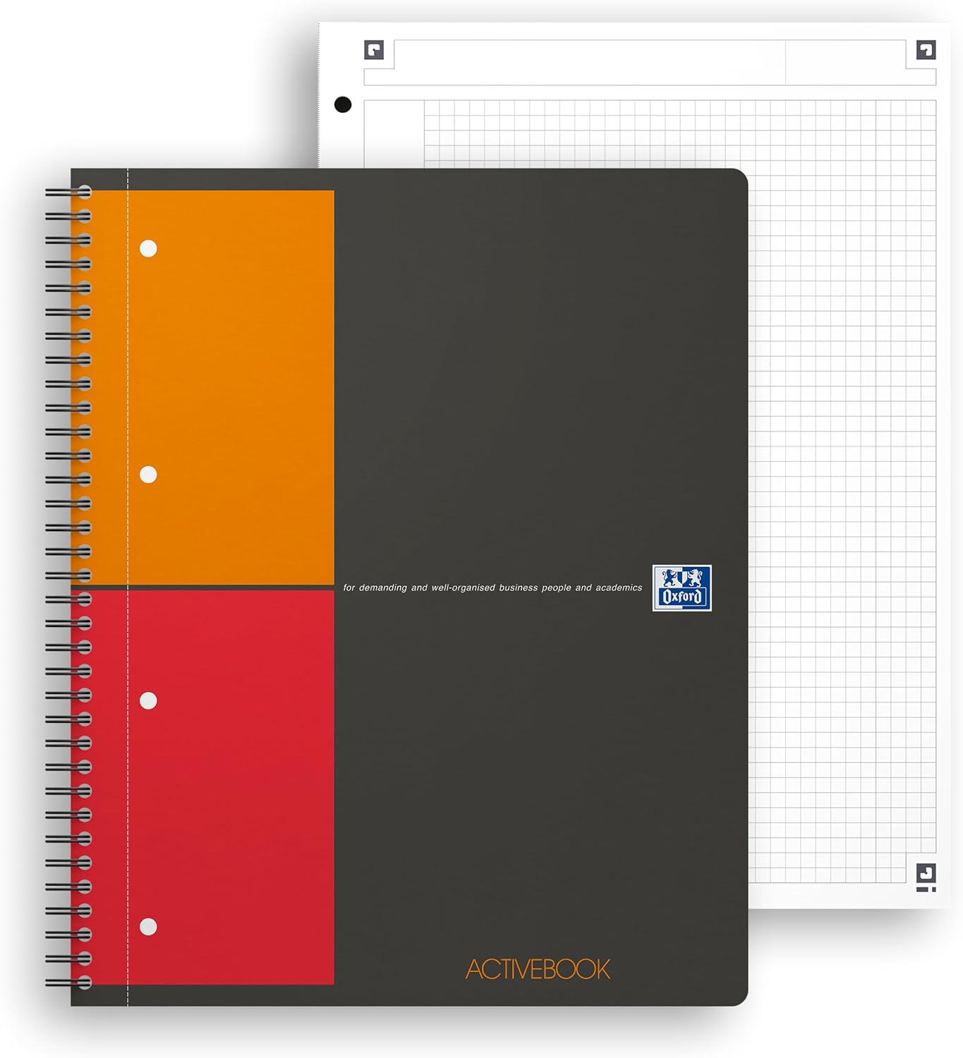 Oxford International Activebook Chequered A4 5 Stück Garu