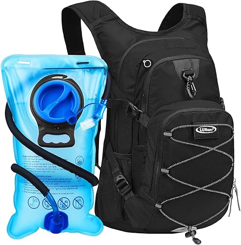 Mochila de hidratación con vejiga de agua de 3 litros, mochila de hidratación aislada para correr, mochila de agua ligera para senderismo, ciclismo,