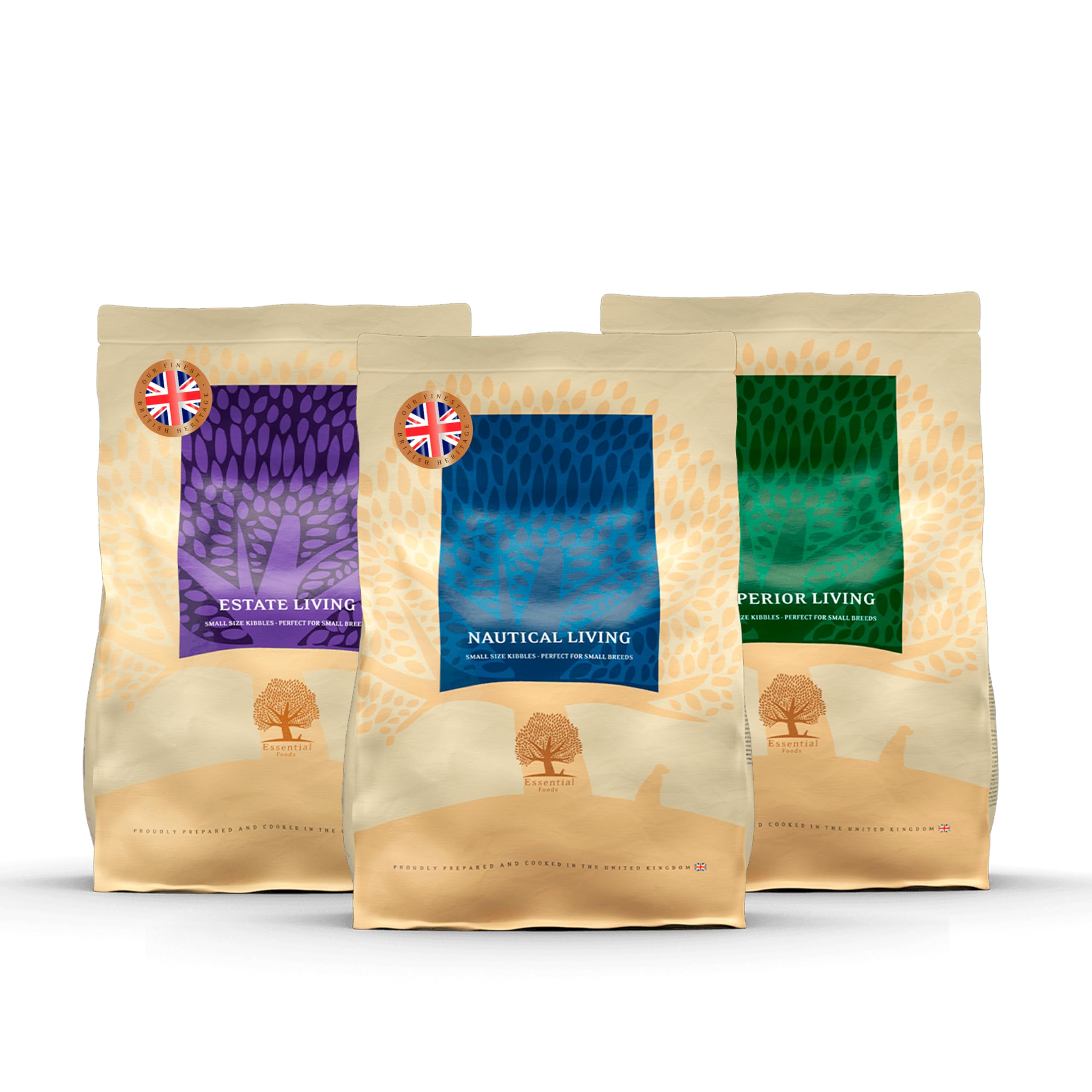 Essential The Classic Tastebox | 3 x 2,5 kg | Getreidefrei Hundefutter für Erwachsene Hunde Aller Rassen | hoher Fleischanteil & Fischanteil | nach dem BOF-Prinzip