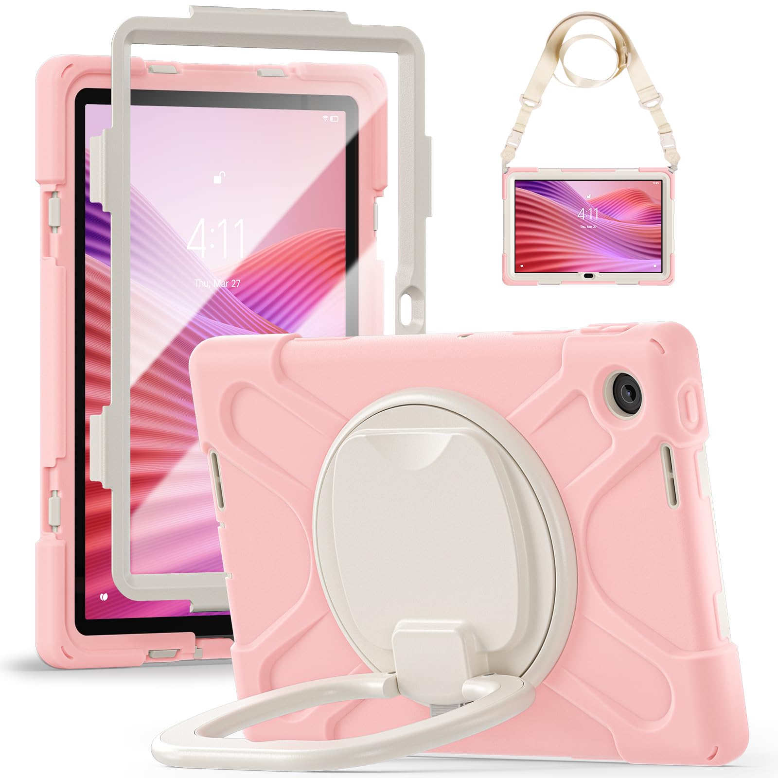 Funda a prueba de golpes Lenovo Tab S10 10.1 2025 TB-311XU K10C carcasa con protector 8