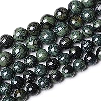 Vista 20 de Cuentas de ojo de tigre morado natural, cuentas redondas y sueltas, piedras preciosas energéticas, poder curativo para hacer joyas, 1 hebra de 0.236