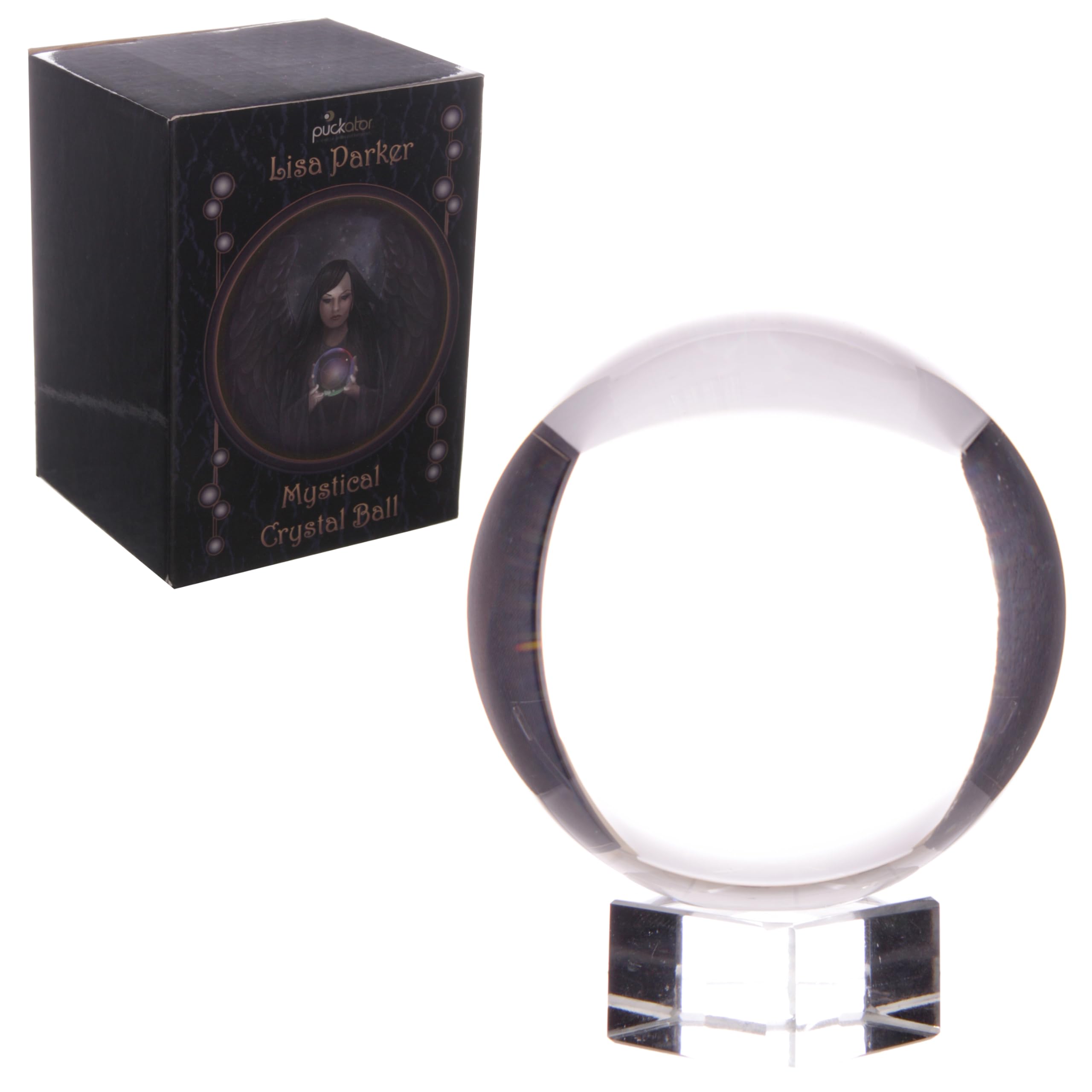 Puckator Mixed Lisa Parker Crystal Ball With Glass Stand & Gift Box 7.5Cm