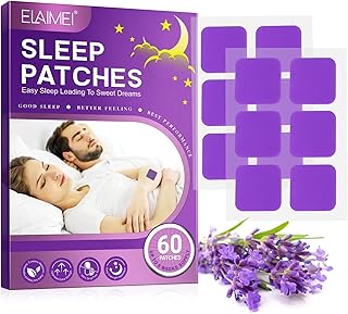 Sleep Patches, Sleep Aid Pads, 60Pack Deep Sleep Promoting Stickers for Adults Extra Strength,Skin-Friendly Patches Last All Night-All Natural,Chemical & Drug Free Sleep Support,Healthy Sleep Cycles
