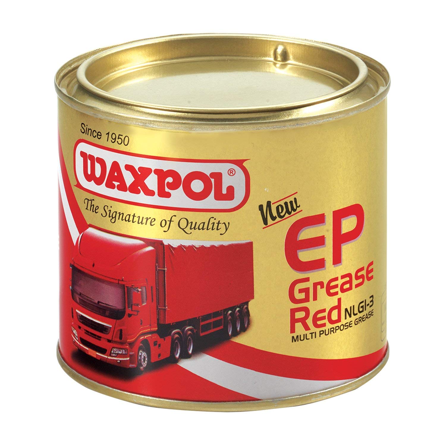 WaxpolEP3 Grease Red NLGI GC-LB Certified 500 gm, EP 500, red/gold, 500 gram