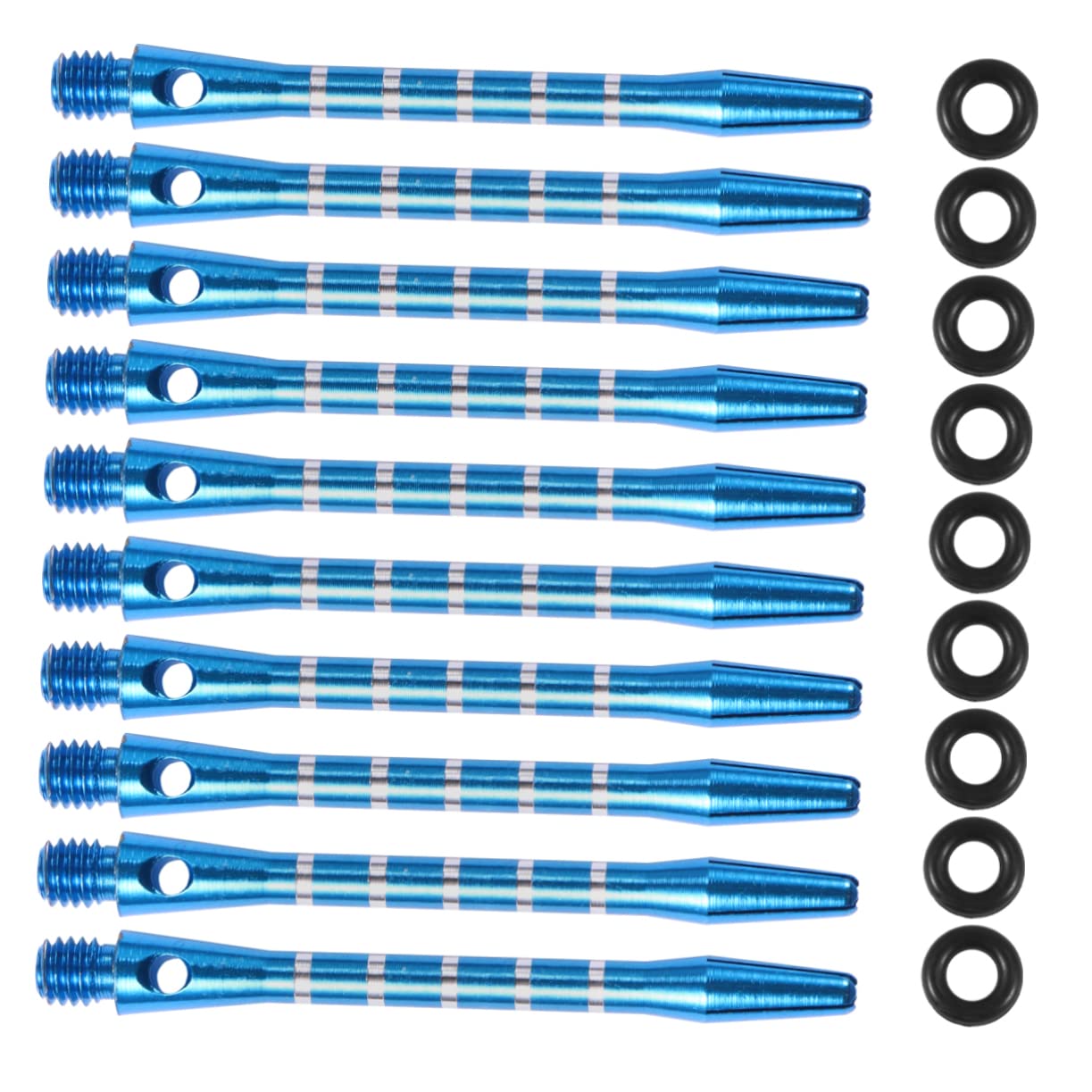 POPETPOP Standard 2ba Screw Thread Shafts 20pcs Set Blue Aluminium Alloy Professional for Flights