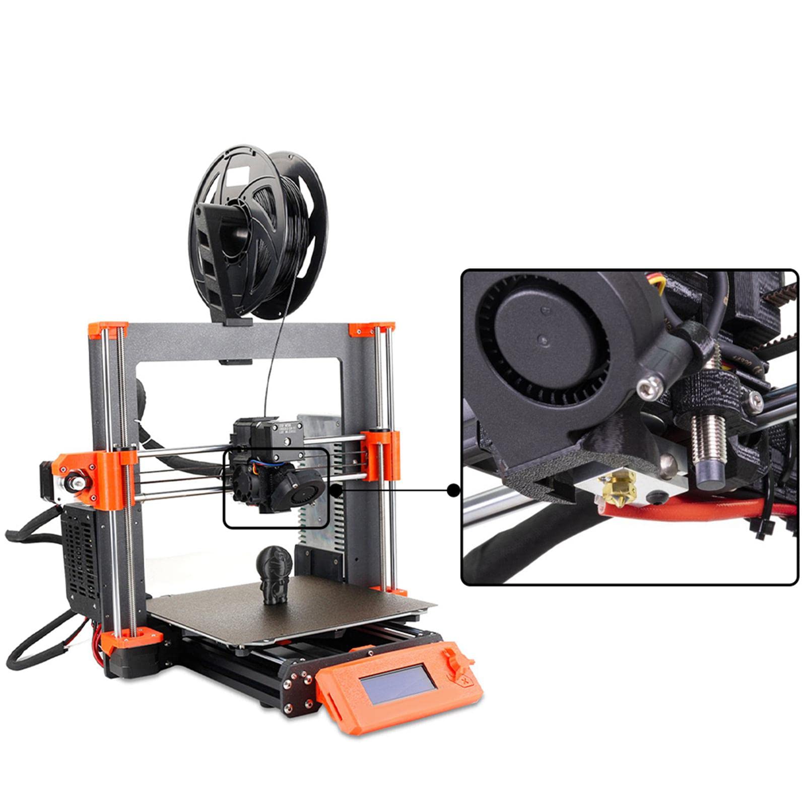 The Style Sutra Hotend Kit Brass Nozzle Heatsink Nozzle Metal for MK3 MK3S MK3S+ 3D Printer-image-21