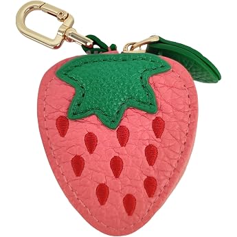Mini Coin Purse Bag Charm Strawberry Mini Purse Women