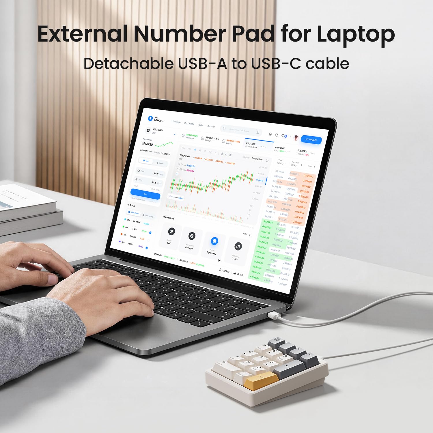 Kisnt MF17 Pavé numérique mécanique filaire, QMK/VIA programmable, 17 touches remplaçables à chaud, rétroéclairé RVB avec touches PBT pour ordinateur portable, MacBook, PC, claviers compacts (beige