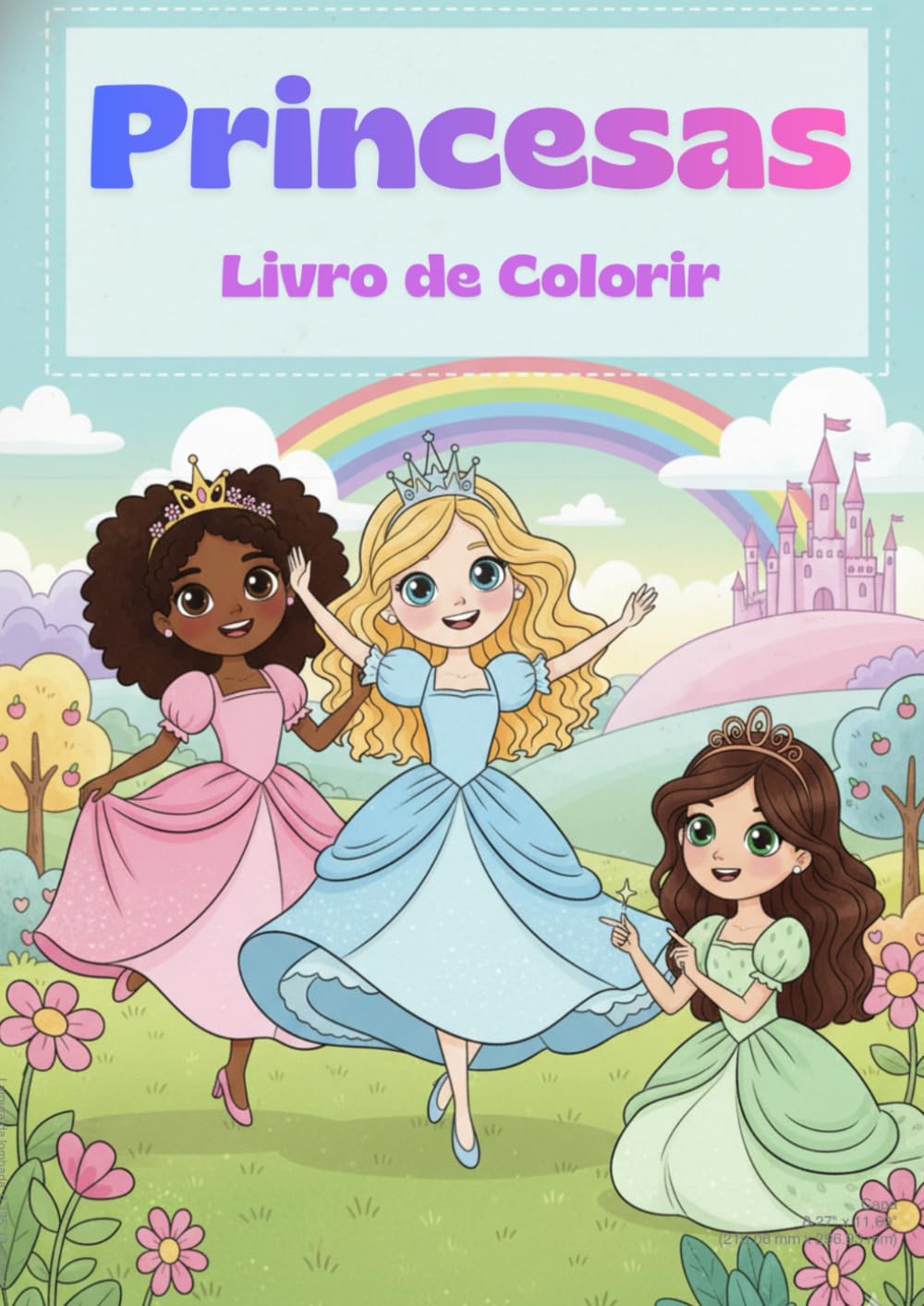 Princesas: Livro de Colorir