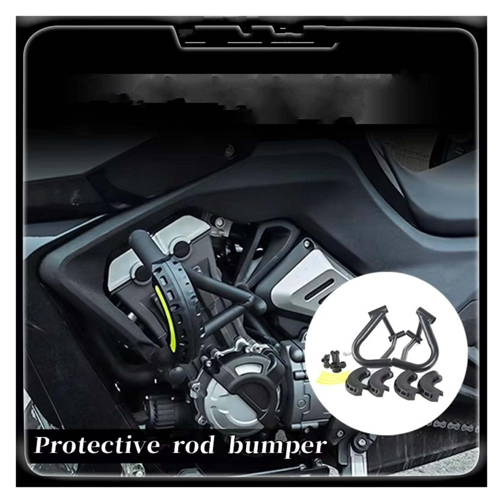 Paramotore Tubolare Per Benda Per LFC700 Protezione Motore Barra Protezione Autostradale Protezione Telaio Moto Paraurti Accessori Motorcycle motore Paraurti