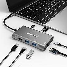 Hiearcool USB C Hub 7-in-1 MacBook Adapter
