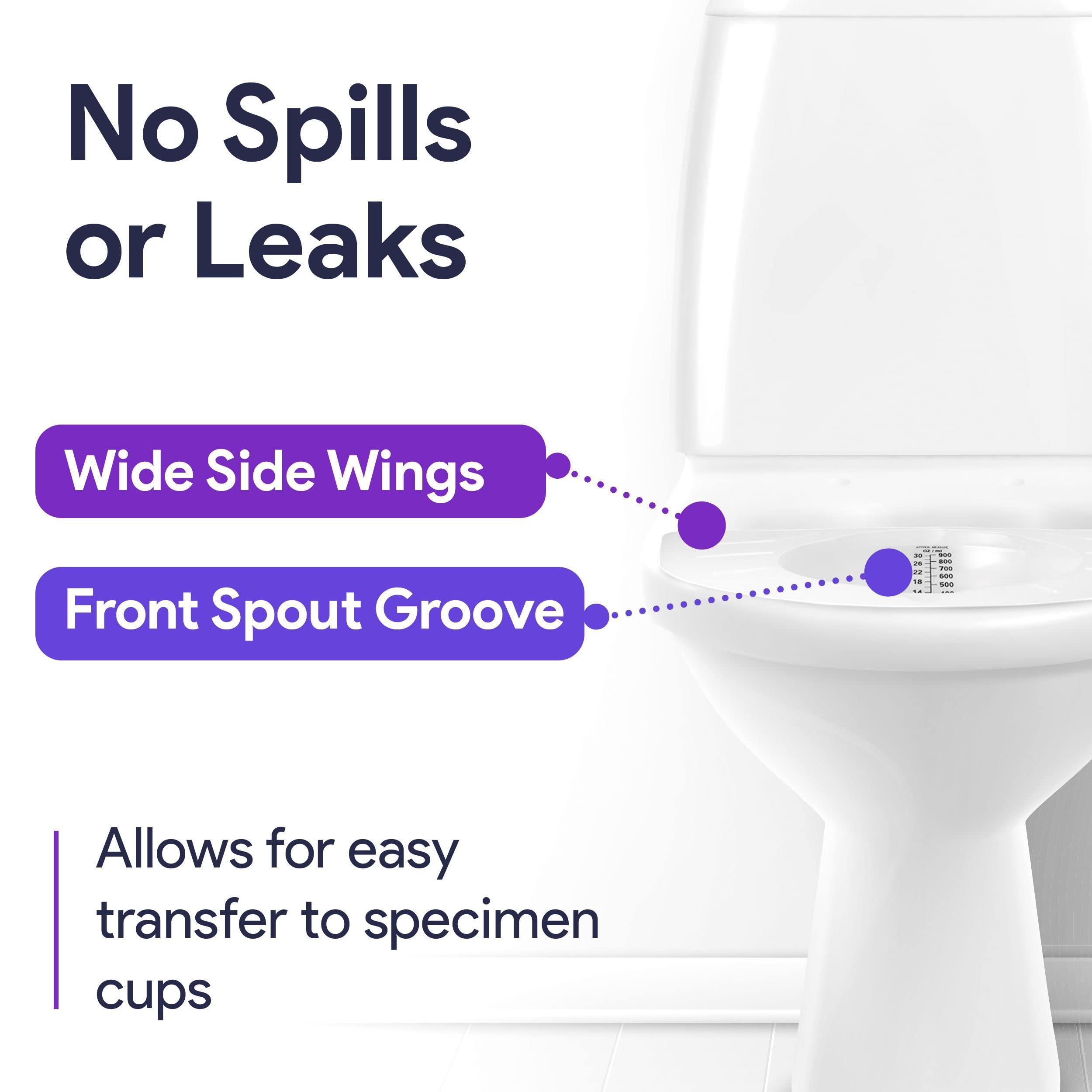 Snapklik.com : Urine Hats For Toilet - Reinforced Ribbing Stool Sample