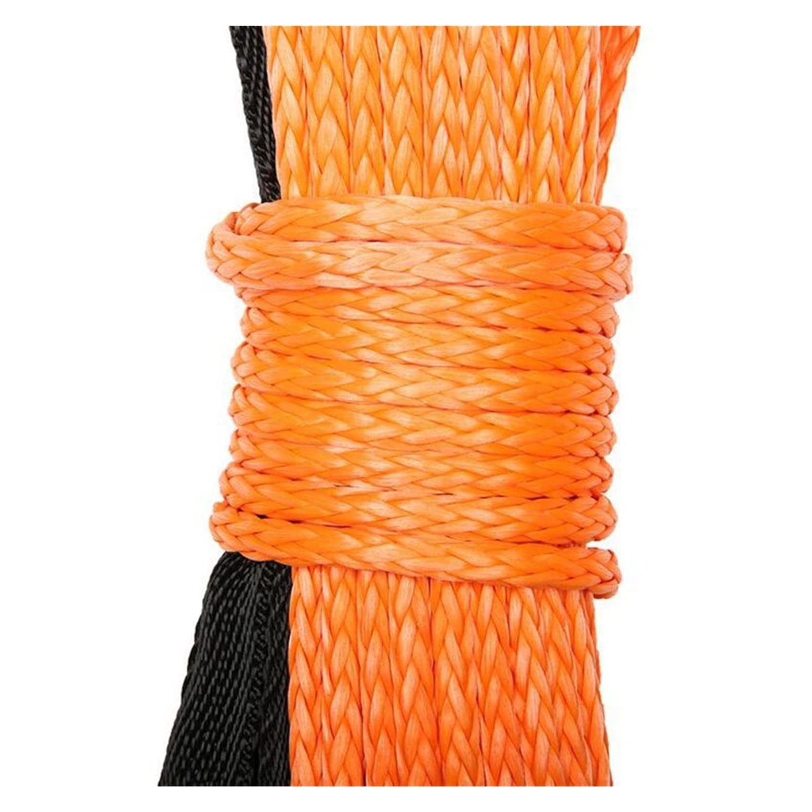 Cinturón de Remolque de Emergencia for Coche, Cable de cabrestante for vehículo de 5700lbs, Cuerda de Remolque de Repuesto for recuperación SUV sintética, Accesorios for Exteriores Cuerda (Colo